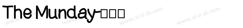 The Munday字体转换